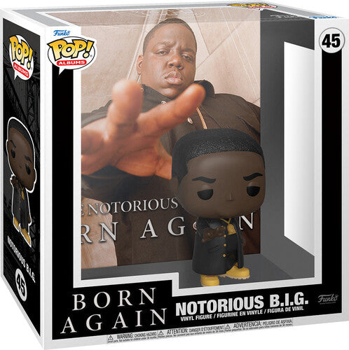 Notorious B.I.G. - FUNKO POP! ALBUMS: Biggie Smalls - Born Again (Large  Item, Vinyl Figure) Action Figure