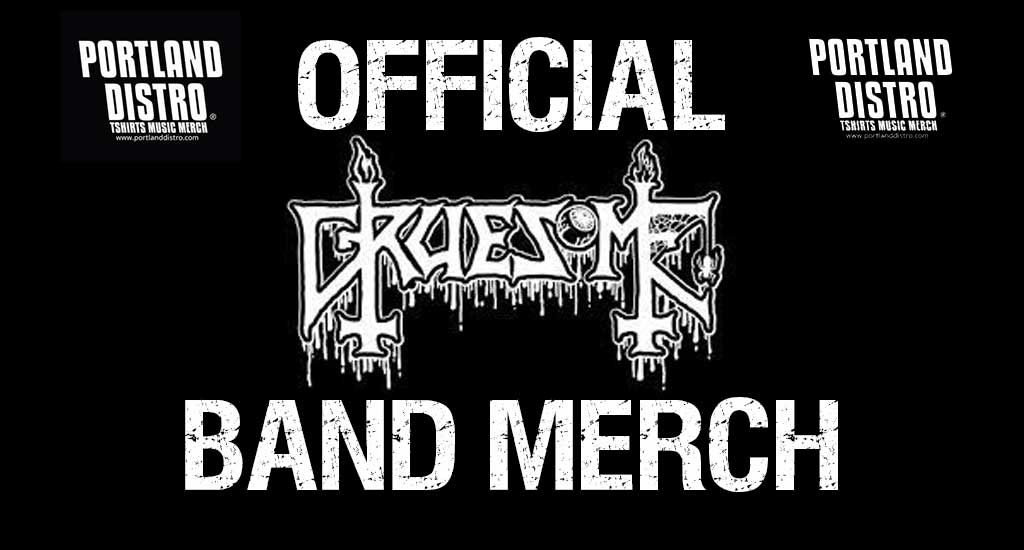 Gruesome Official Tshirt Band Merch