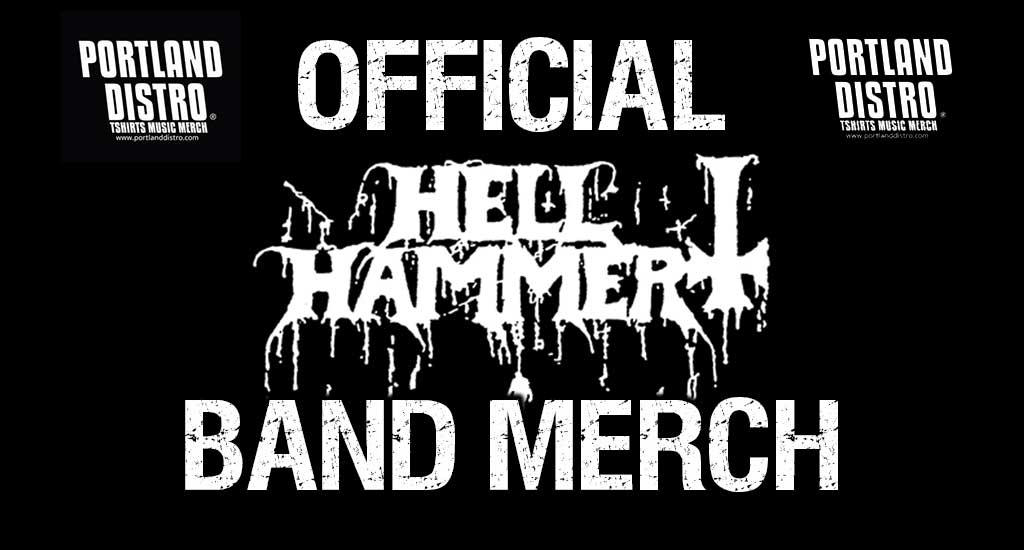 Hell Hammer Official Tshirt Band Merch