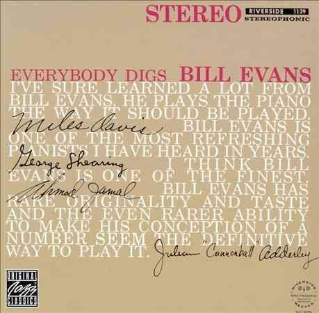 Bill Evans - EVERYBODY DIGS BILL Vinyl - PORTLAND DISTRO