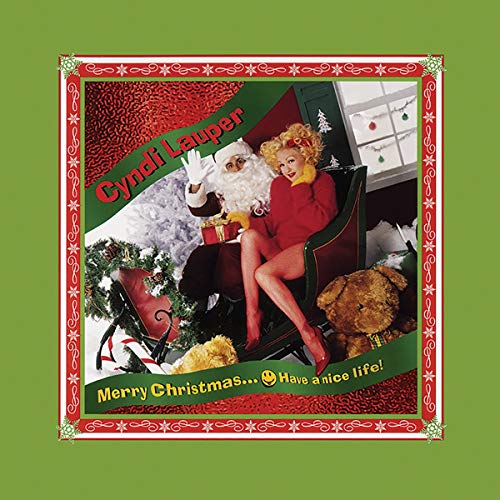 Cyndi Lauper - Merry Christmas…Have a Nice Life! (Clear with Red & White "Candy Cane" Swirl Vinyl) Vinyl - PORTLAND DISTRO