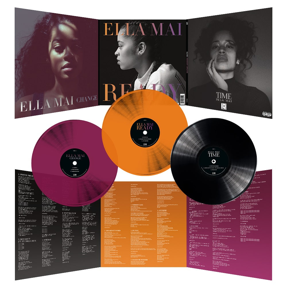 Ella Mai - Time Change Ready - Anniversay Vinyl [Black LP/Violet LP/Orange LP] Vinyl - PORTLAND DISTRO