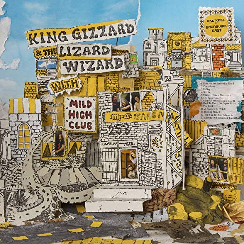 King Gizzard & The Lizard Wizard/Mild High Club - Sketches Of Brunswick East [LP] [Yellow w/ Blue Splatter] Vinyl - PORTLAND DISTRO