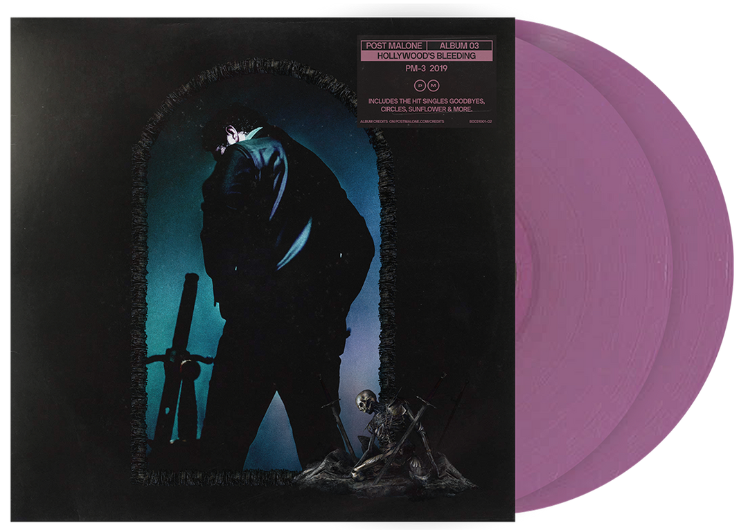 Post Malone - Hollywood's Bleeding (Pink Vinyl) Vinyl - PORTLAND DISTRO