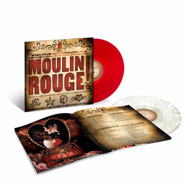 Various Artists - Moulin Rouge (Original Soundtrack) (Limited Edition, Red & Clear Vinyl) (2 Lp's) Vinyl - PORTLAND DISTRO