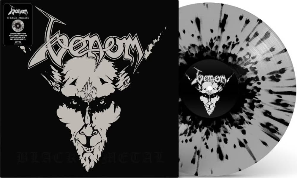 Venom - Black Metal (40th Anniversary Edition) (Limited Edition, Silver & Black Splatter Vinyl) Vinyl - PORTLAND DISTRO