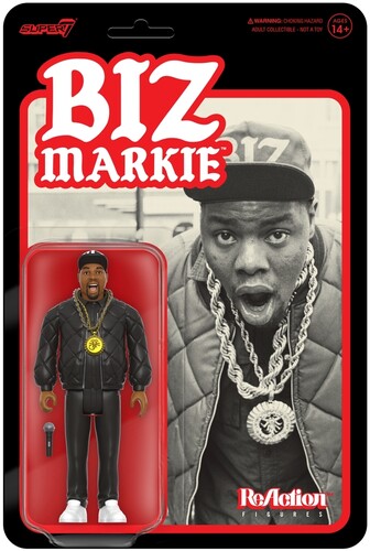 Biz Markie - Super7 - Biz Markie ReAction Wave 1 - Biz (Collectible, Figure, Action Figure) Action Figure - PORTLAND DISTRO