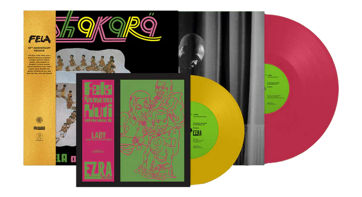 Fela Kuti - Shakara (Colored Vinyl, Pink, Yellow, With Bonus 7", Anniversary Edition) Vinyl - PORTLAND DISTRO