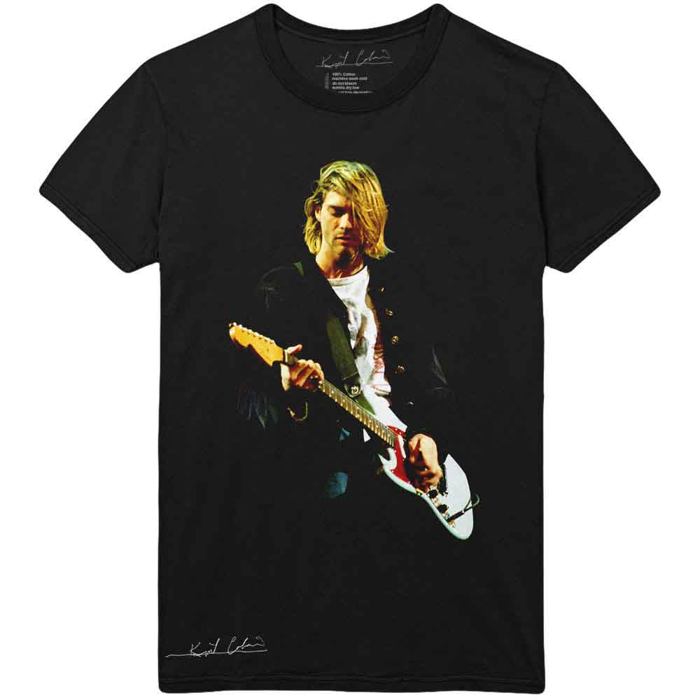 Kurt Cobain - Guitar Photo Colour T-Shirt - PORTLAND DISTRO