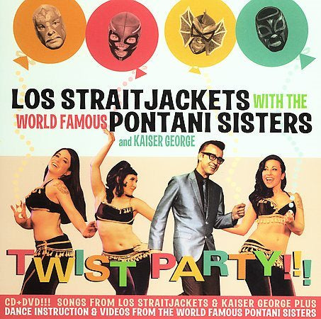 LOS STRAITJACKETS - TWIST PARTY CD - PORTLAND DISTRO