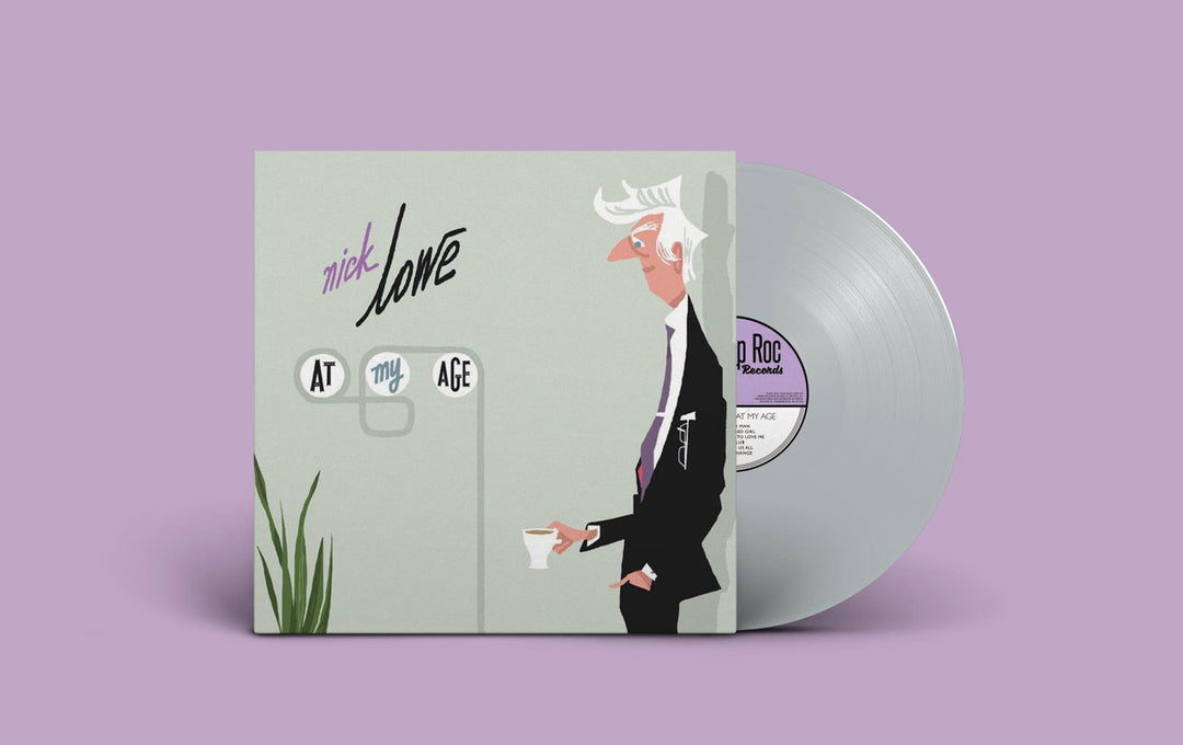 Nick Lowe - At My Age (Limited Edition, Colored Vinyl, Silver, Anniversary Edition) Vinyl - PORTLAND DISTRO