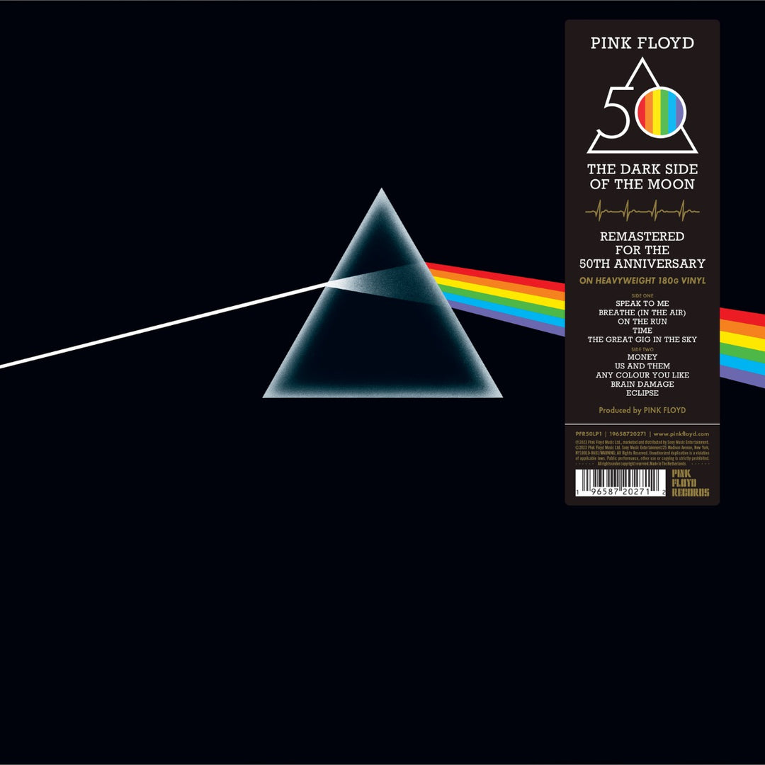 Pink Floyd - The Dark Side Of The Moon (50th Anniversary Edition) (180 Gram Vinyl, Sticker, Remastered, Gatefold LP Jacket) Vinyl - PORTLAND DISTRO