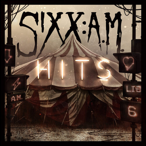 Sixx: A.M. - Hits (Translucent Red with Black Smoke Vinyl) (Colored Vinyl, Red, Black, 180 Gram Vinyl) (2 Lp's) Vinyl - PORTLAND DISTRO