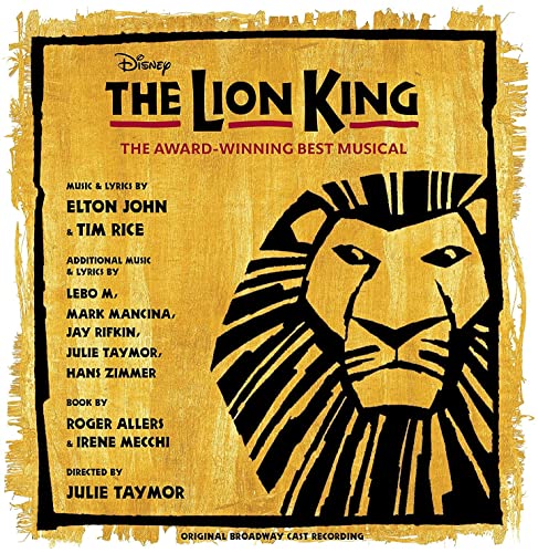 Various Artists - The Lion King: Original Broadway Cast [Yellow/Black Splatter 2 LP] Vinyl - PORTLAND DISTRO