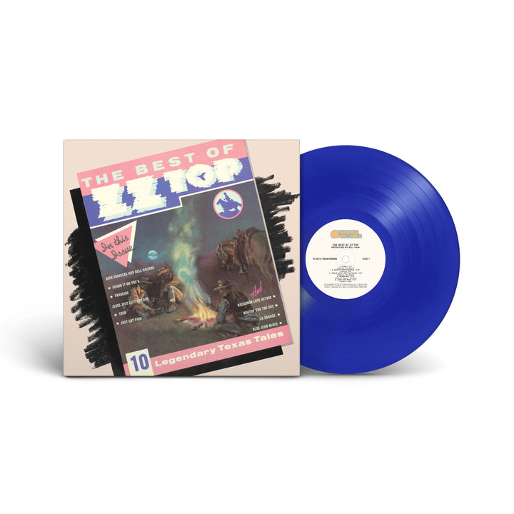 ZZ Top - The Best of ZZ Top (ROCKTOBER) (Translucent Blue Vinyl) Vinyl - PORTLAND DISTRO